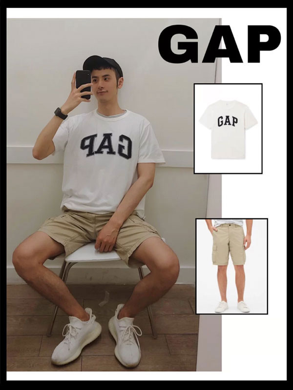 GAP T恤穿搭