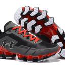 庫里球鞋安德瑪飛速天蠍座 UA Scorpio 男子健身透氣運動跑步鞋灰紅