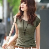 T恤美女該怎麼穿