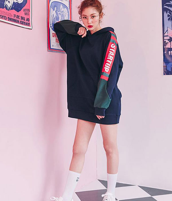 A hoodie with shorts 9