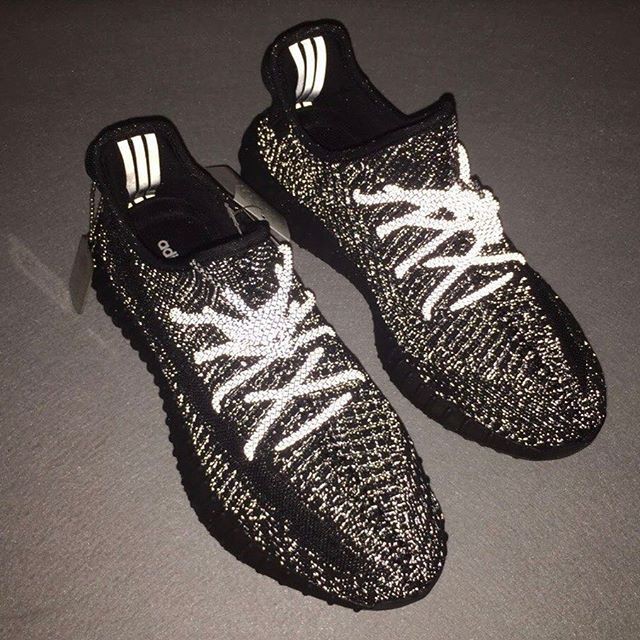 ADIDAS YEEZY BOOST 350 V2 Black 黑满天星FU9007 | 虾皮购物