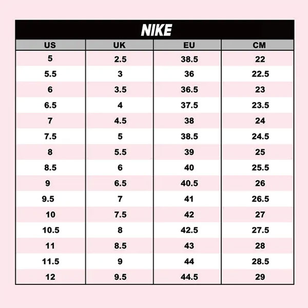 Nike TC 7900 尺寸